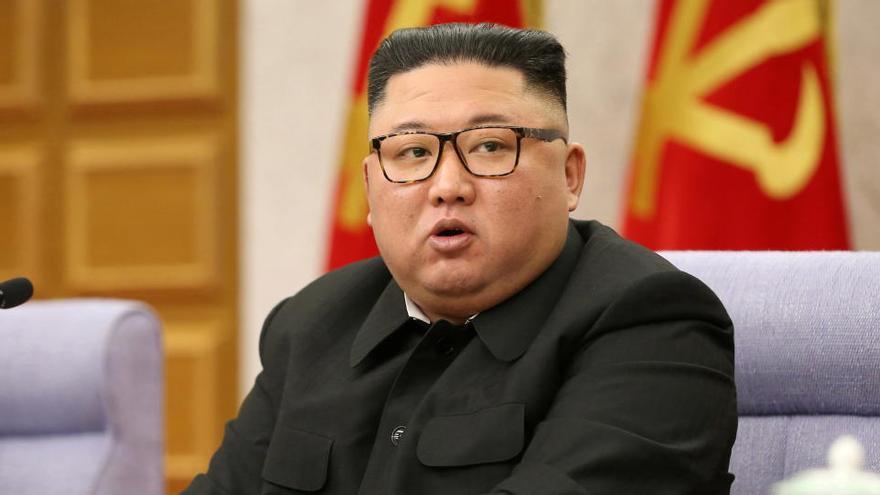 Una imagen de Kim Jong Un, líder de Corea del Norte.