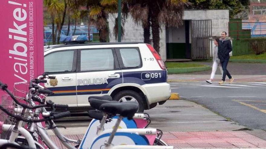 La estación de bicicletas de O Cavadelo. // Noé Parga