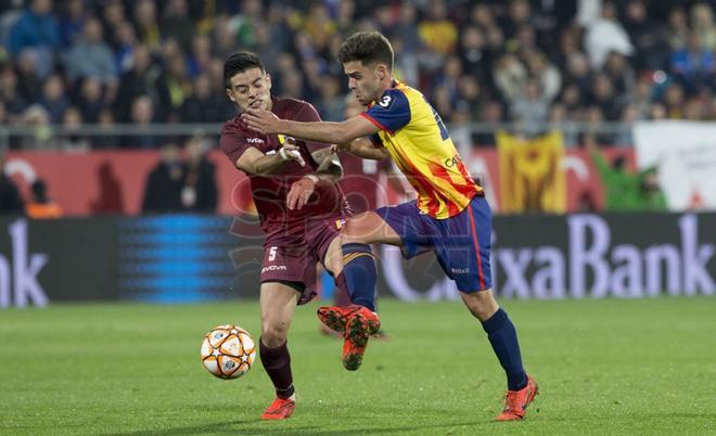 Las imágenes del partido amistoso entre las selecciones de Catalunya y Venezuela disputado en el estadio Montilivi, Girona.