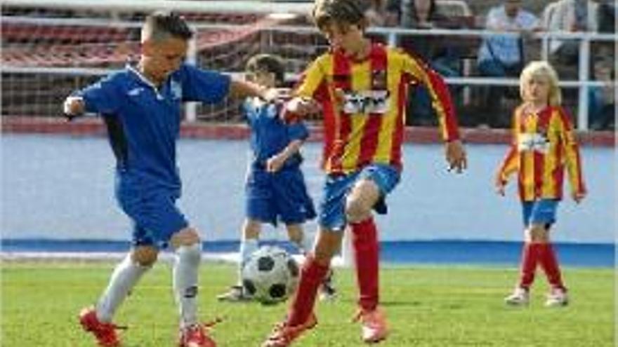 El Manlleu va golejar el Manresa per 8-0 en la final benjamí