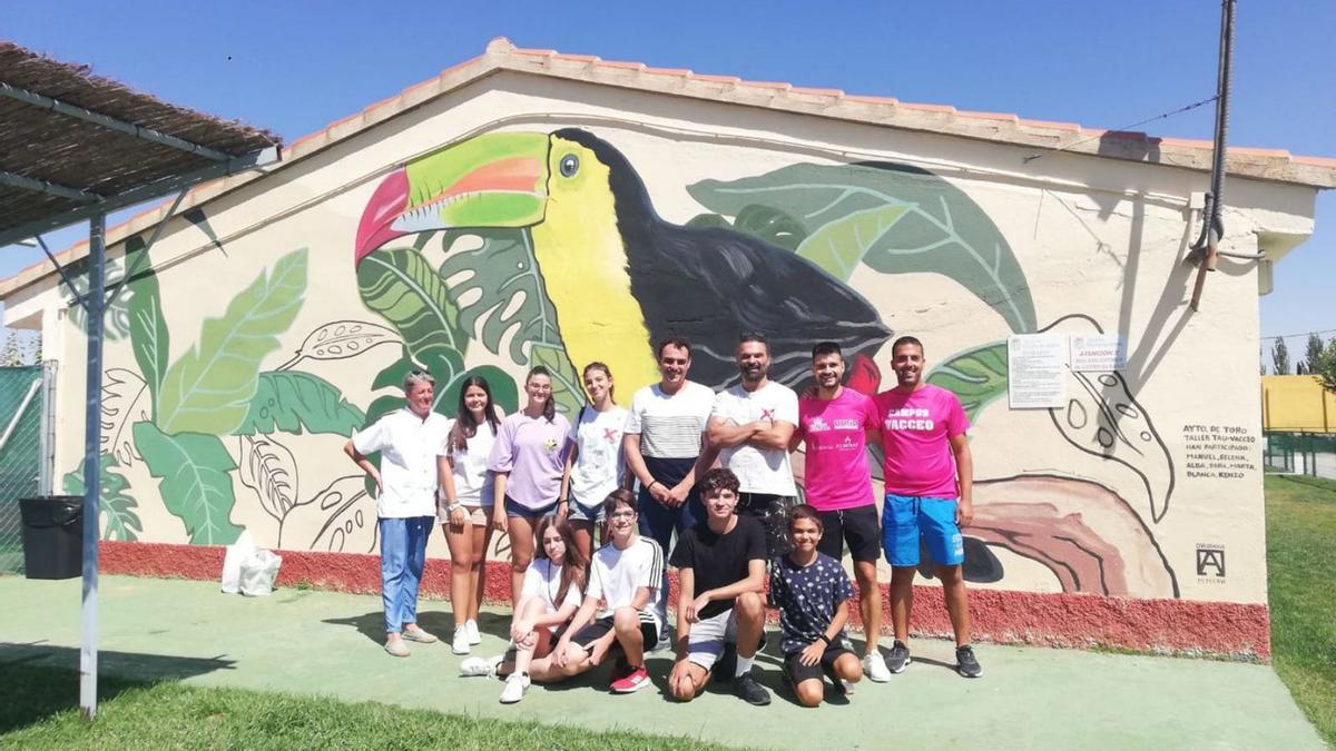 Participantes en la primera versión infantil de Toro Arte Urbano. | Cedida