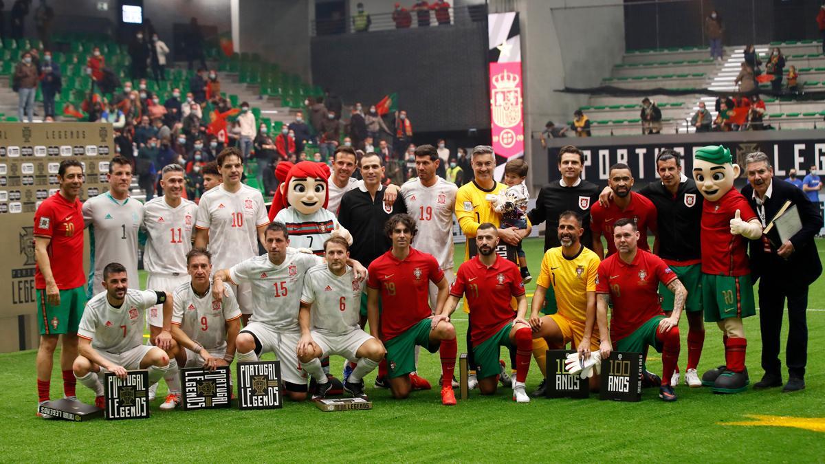 Portugal no puede con España en la fiesta de las leyendas
