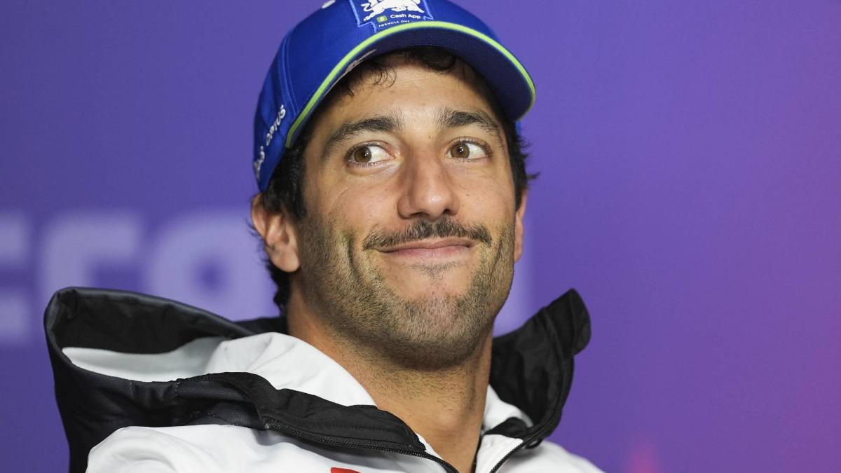 Ricciardo , durante la rueda de prensa del GP de Australia