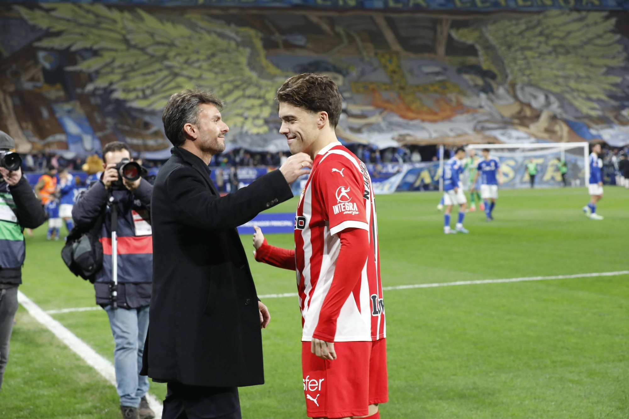 Así fue el derbi asturiano: todas las fotos del encuentro entre el Oviedo y el Sporting en el Tartiere