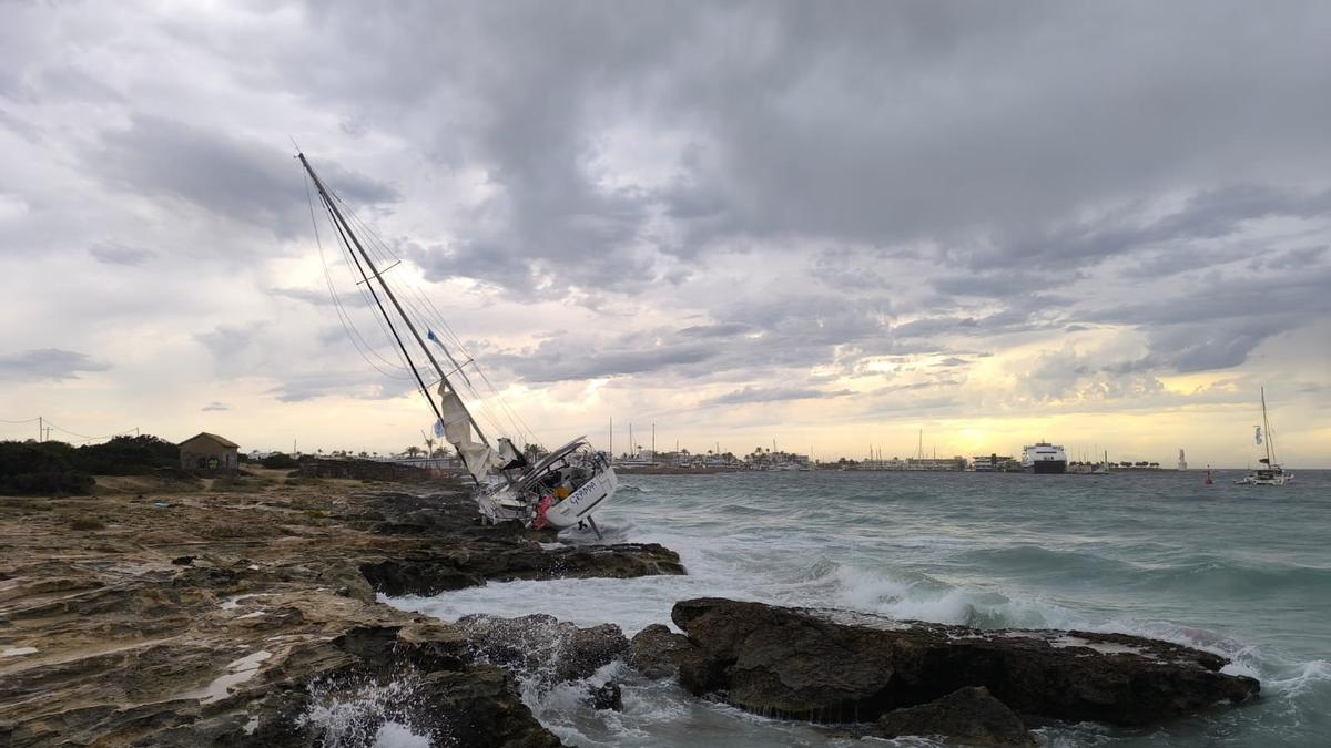 La DANA golpea con fuerza Formentera