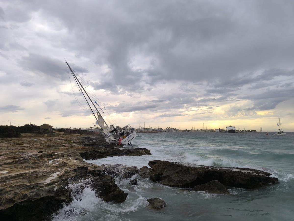 La DANA golpea con fuerza Formentera