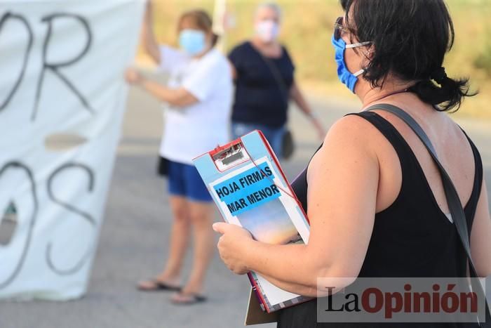 Protesta contra el estado del Mar Menor