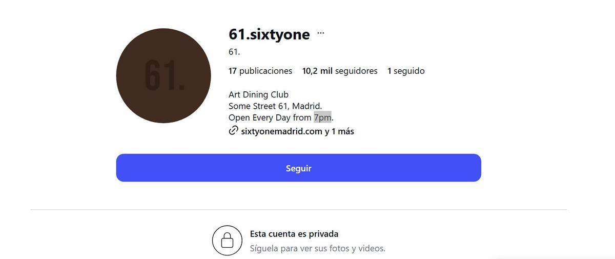 El Instagram de 61.sixtyone
