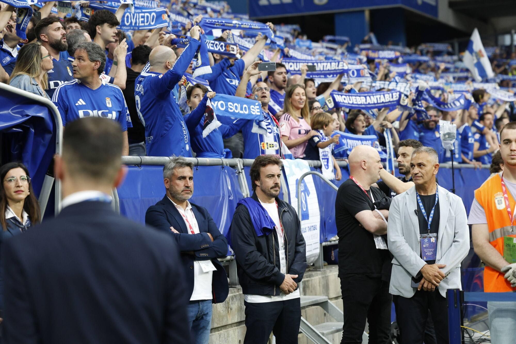 Así se vivió en el Carlos Tartiere la final del play-off entre el Real Oviedo y el Mirandés