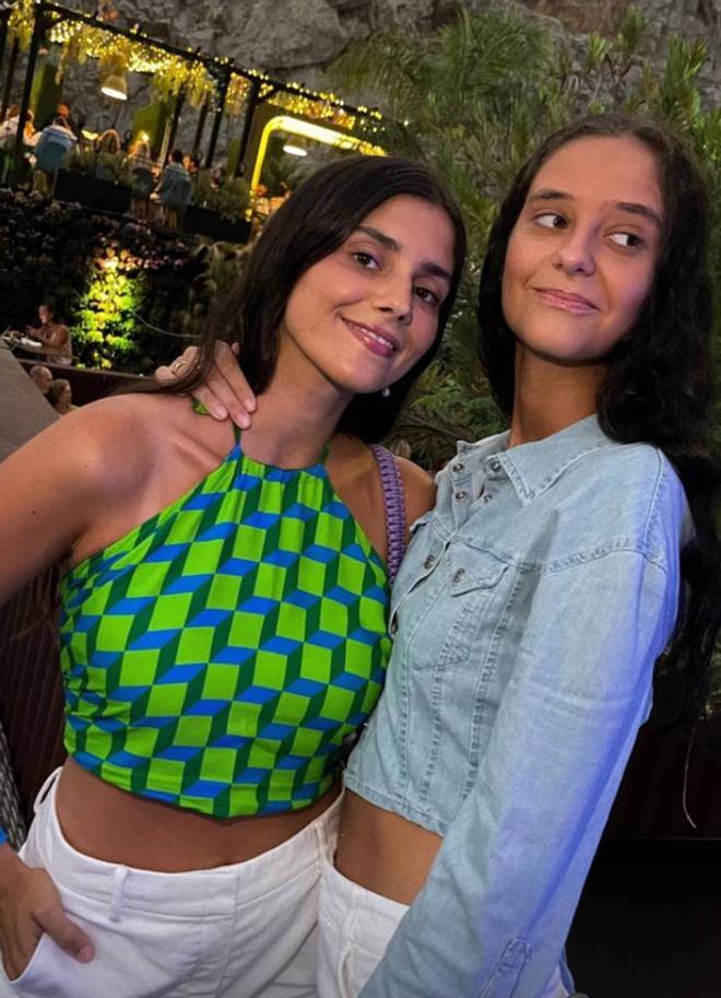 María García de Jaime con Victoria Federica en Marbella