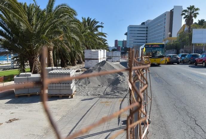 04-03-2020 LAS LPALMAS DE GRAN CANARIA. Obras de la metroguagua paralizadas en la calle Alicante. Fotógrafo: ANDRES CRUZ  | 04/03/2020 | Fotógrafo: Andrés Cruz