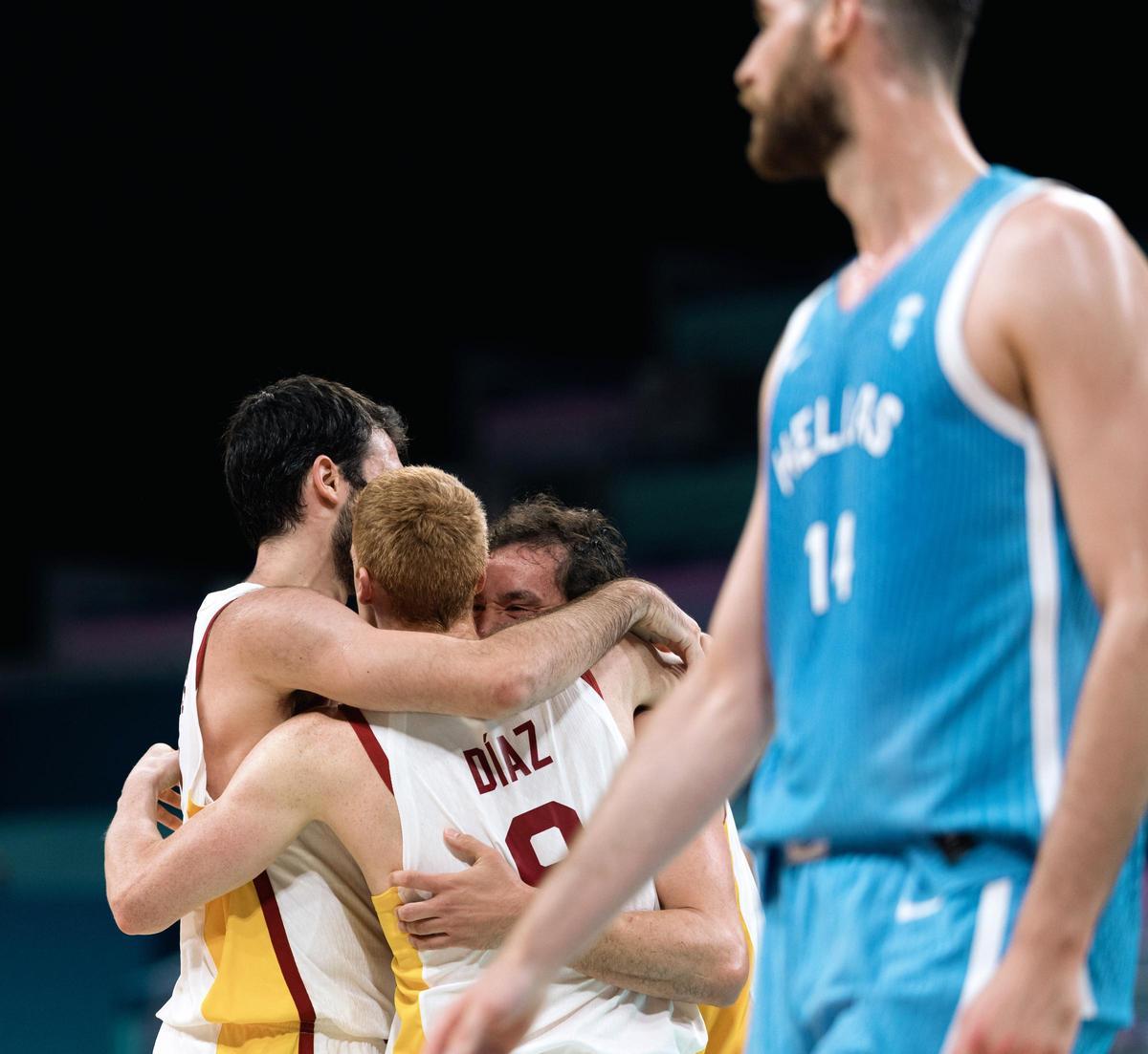 Baloncesto en los Juegos Olímpicos: España - Grecia, en imágenes.