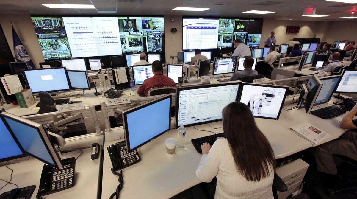 El Centro Nacional de Ciberseguridad e Integración de Comunicaciones estadounidense, en Arlington (Tejas, EEUU).