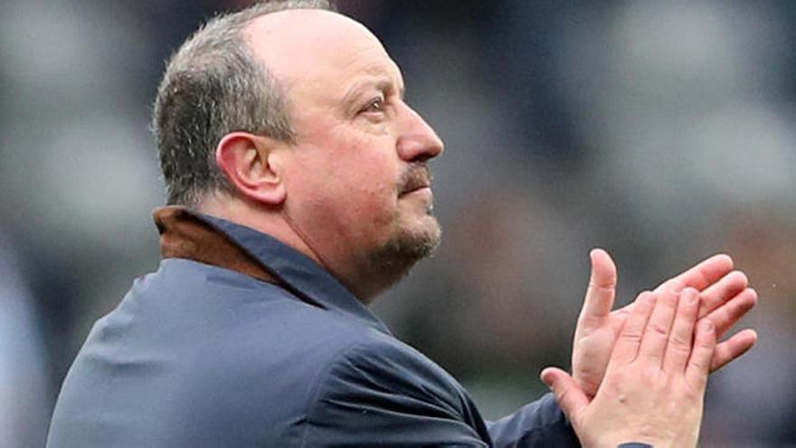 Rafa Benítez con el Newcastle.