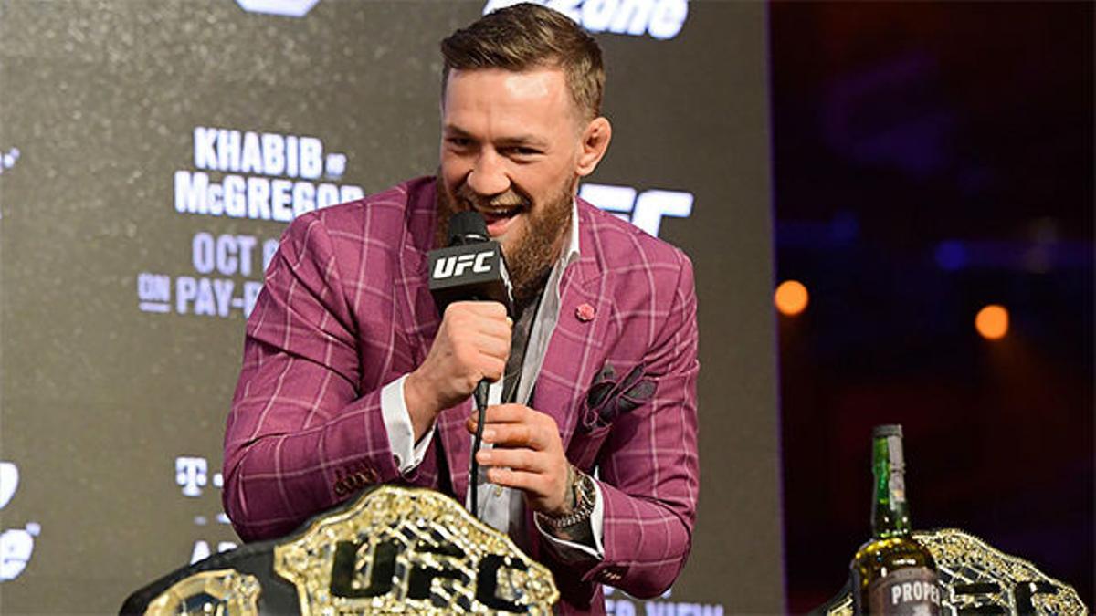 Así fue el show de McGregor y Nurmagomedov antes de la pelea