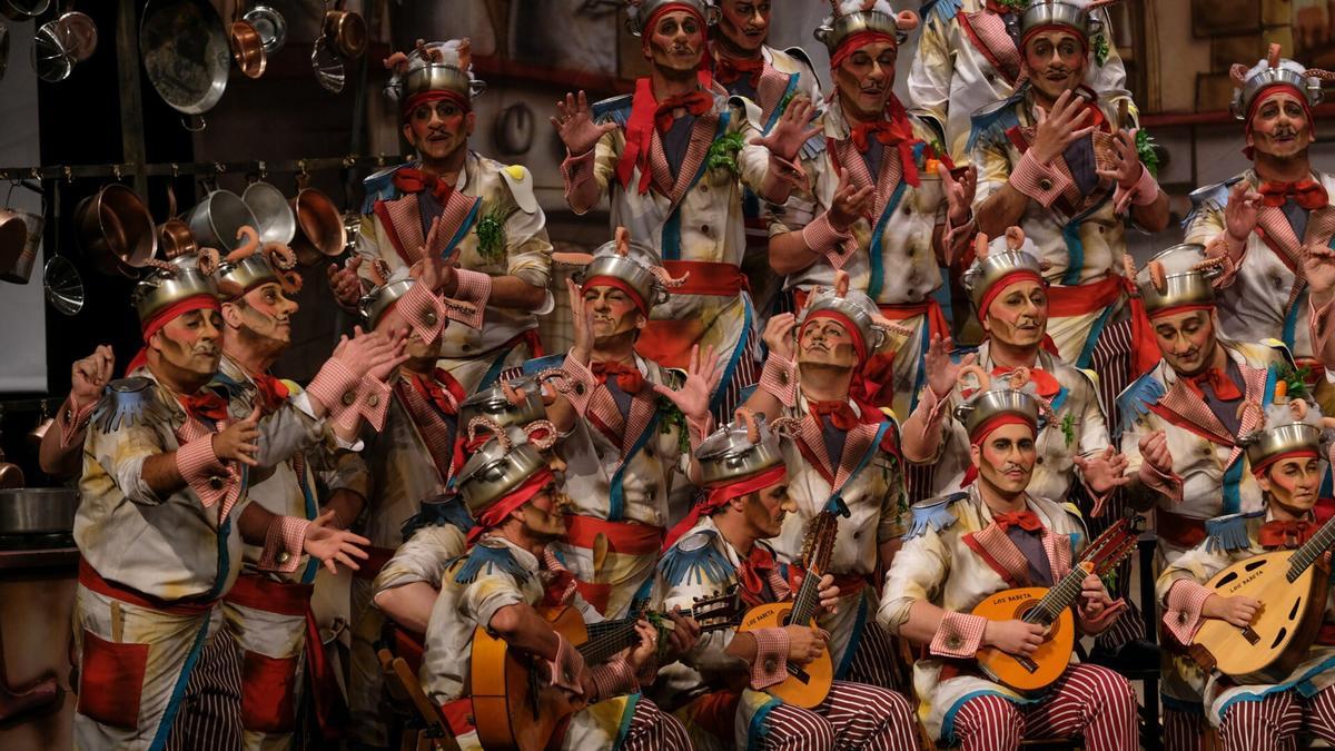 Imagen de archivo de un coro del Carnaval de Cádiz.