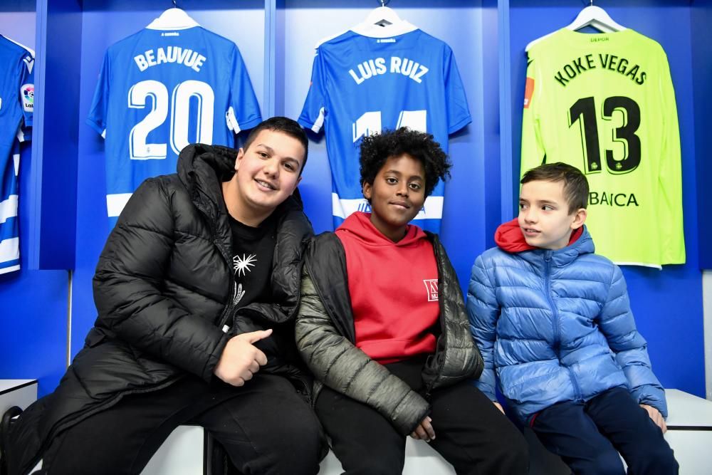 Los estudiantes tuvieron la oportunidad de charlar y formular preguntas a los jugadores del Fabril, Aarón Sánchez y Pedro Martelo.