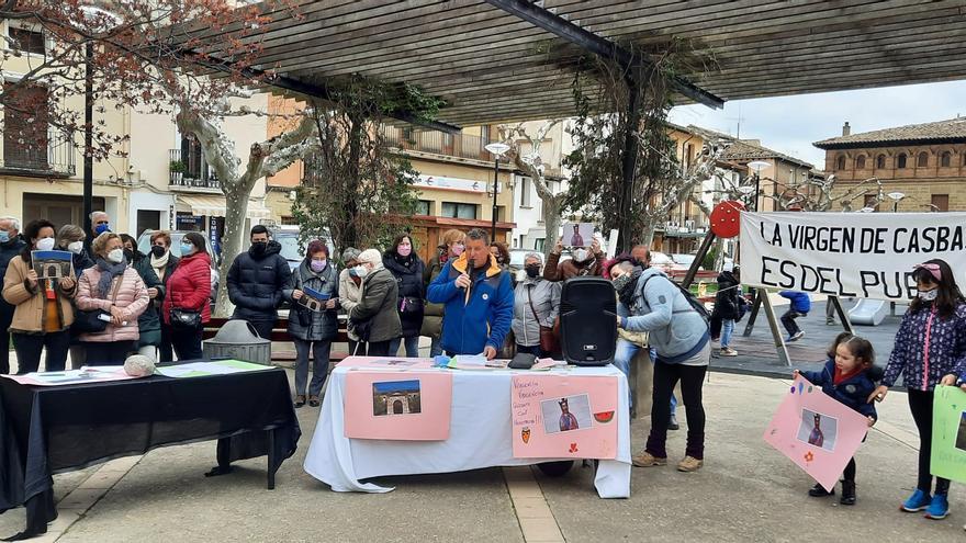 200 vecinos piden en Ayerbe que la ermita de Casbas sea del pueblo
