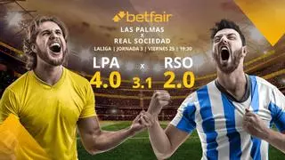 UD Las Palmas vs. Real Sociedad: horario, TV, estadísticas, clasificación y pronósticos
