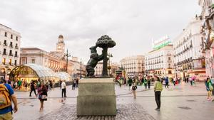 Imagen de archivo de la Puerta del Sol.