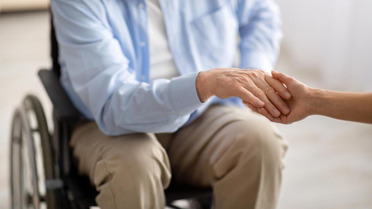 Imagen de archivo de una persona con discapacidad.