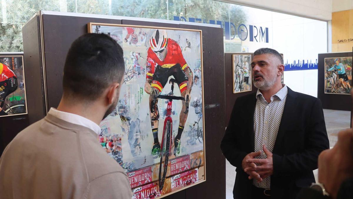 "L’Art del Ciclocross", del exciclista Miguel Soro, se expone en Benidorm
