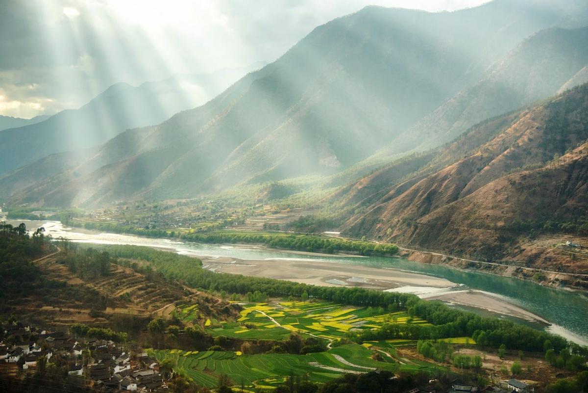 Famoso río yangtze, Yunnan