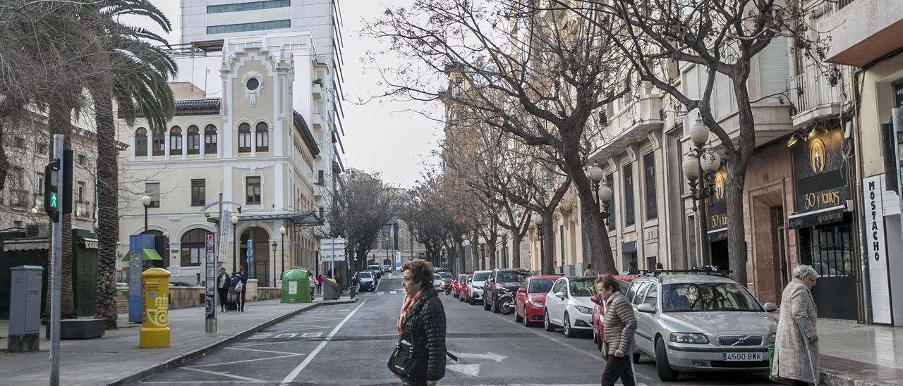 Imagen de la avenida de la Constitución.