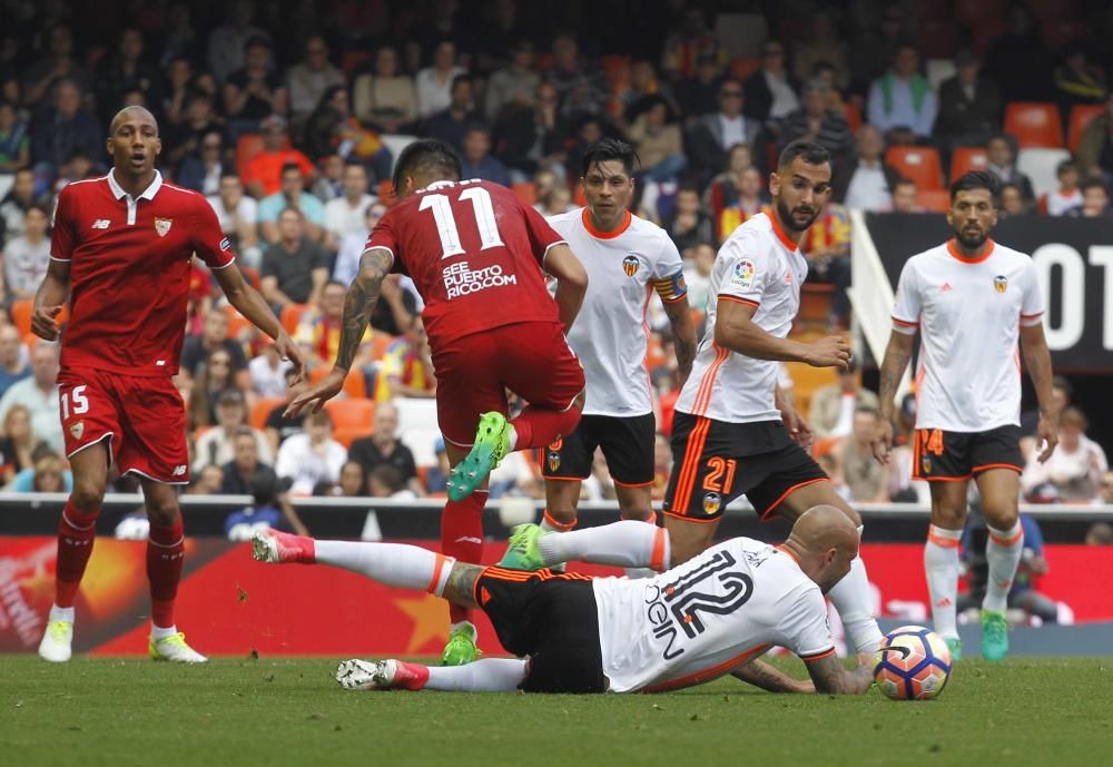 Valencia - Sevilla, en imágenes