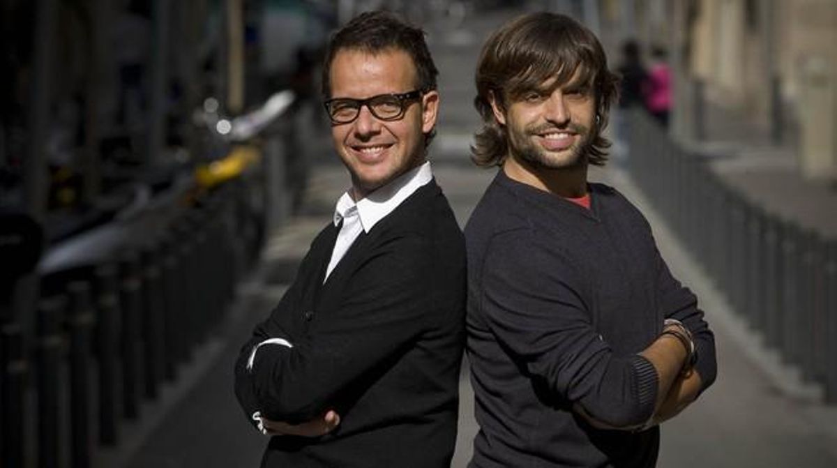 Àngel Llacer i Manu Guix, presentadors de la sisena edició dels premis Gaudí.
