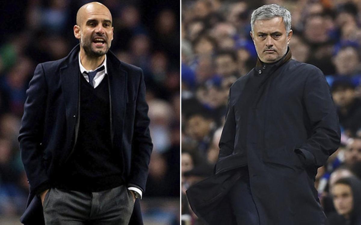 Guardiola y Mourinho volverán a verse las caras, ahora en la Premier League
