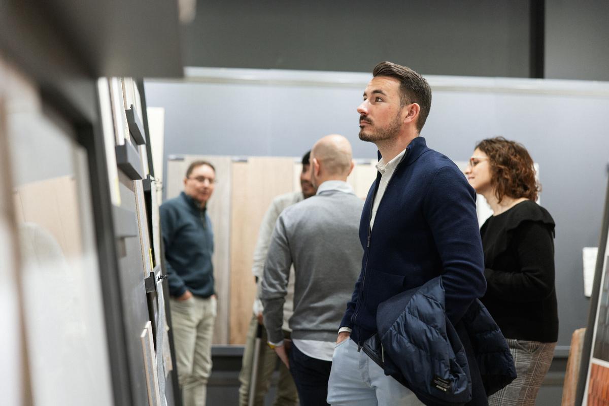 Showroom de la firma azulejera.