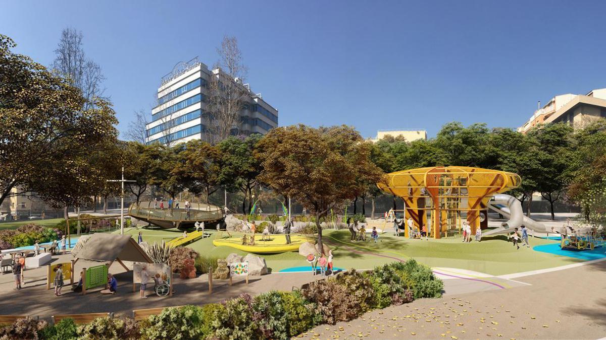 Jardins de Málaga en el futuro.