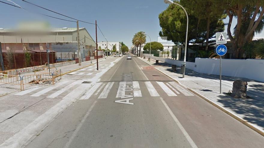 Avenida Menesteo de El Puerto de Santa María, en Cádiz.