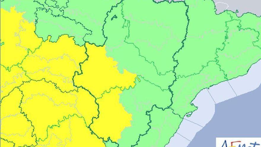 Alerta amarilla por lluvias y tormentas en Albarracín y la Ibérica