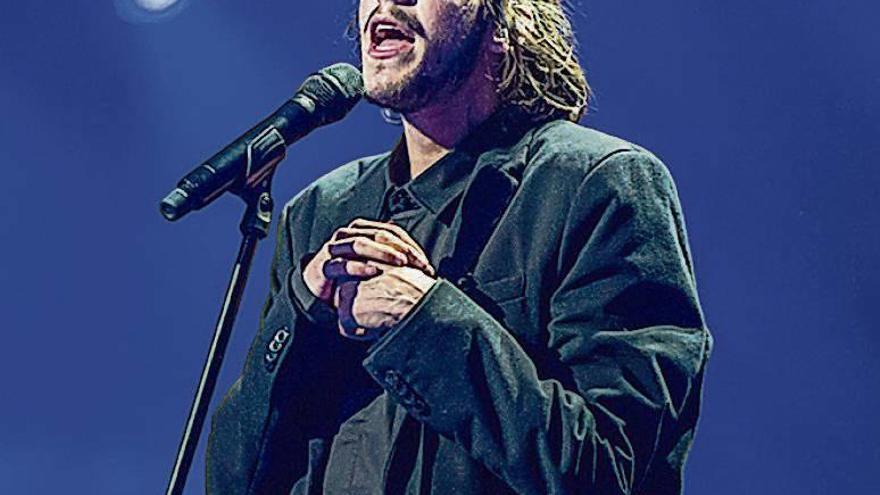 Salvador Sobral, durante su actuación en Eurovisión 2017.