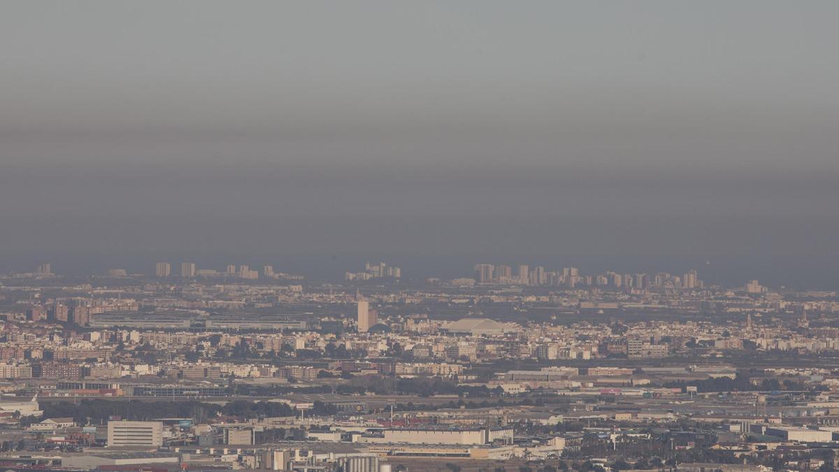 La boina de contaminación de València