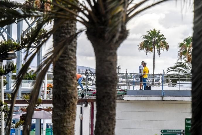 OBRAS ILEGALES CERCA DE LA CHARCA DE MASPALOMAS