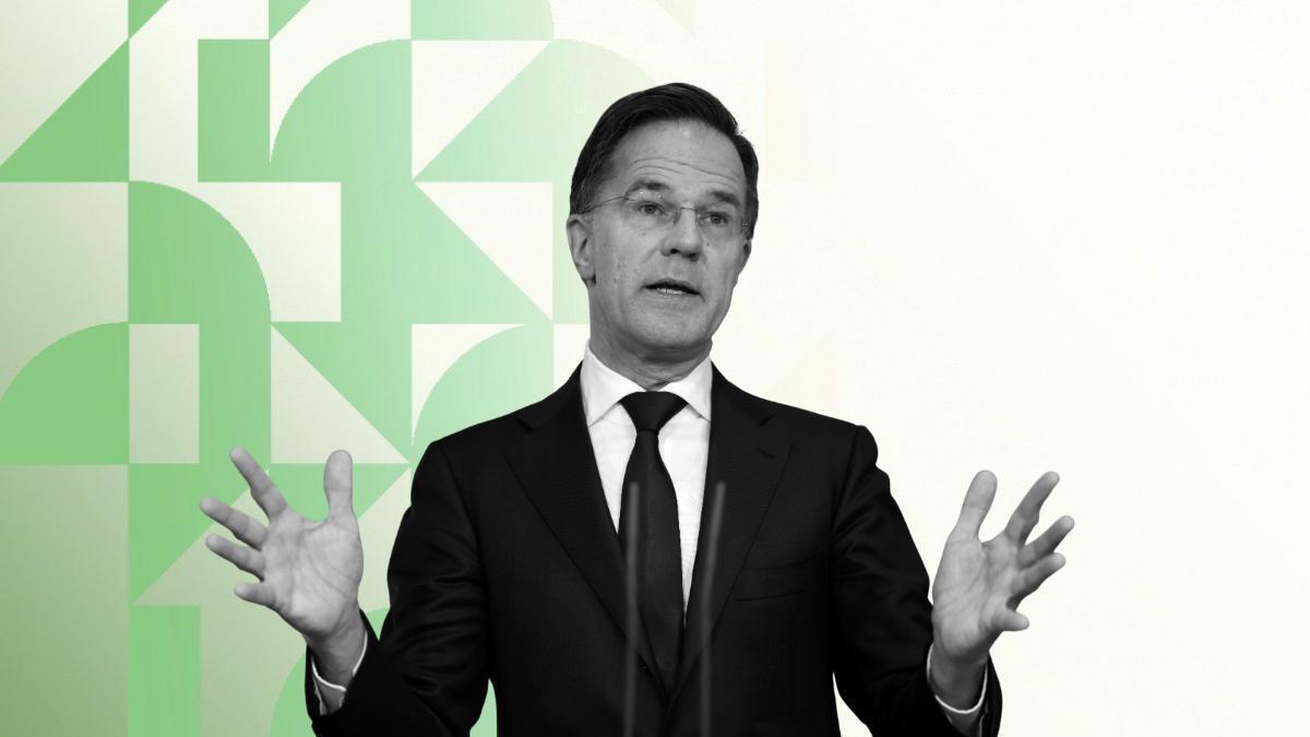 Mark Rutte, suplantando a Pepe Isbert