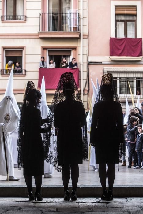 Tradicional encuentro del Cristo del Mar con su madre, la Virgen de los Dolores