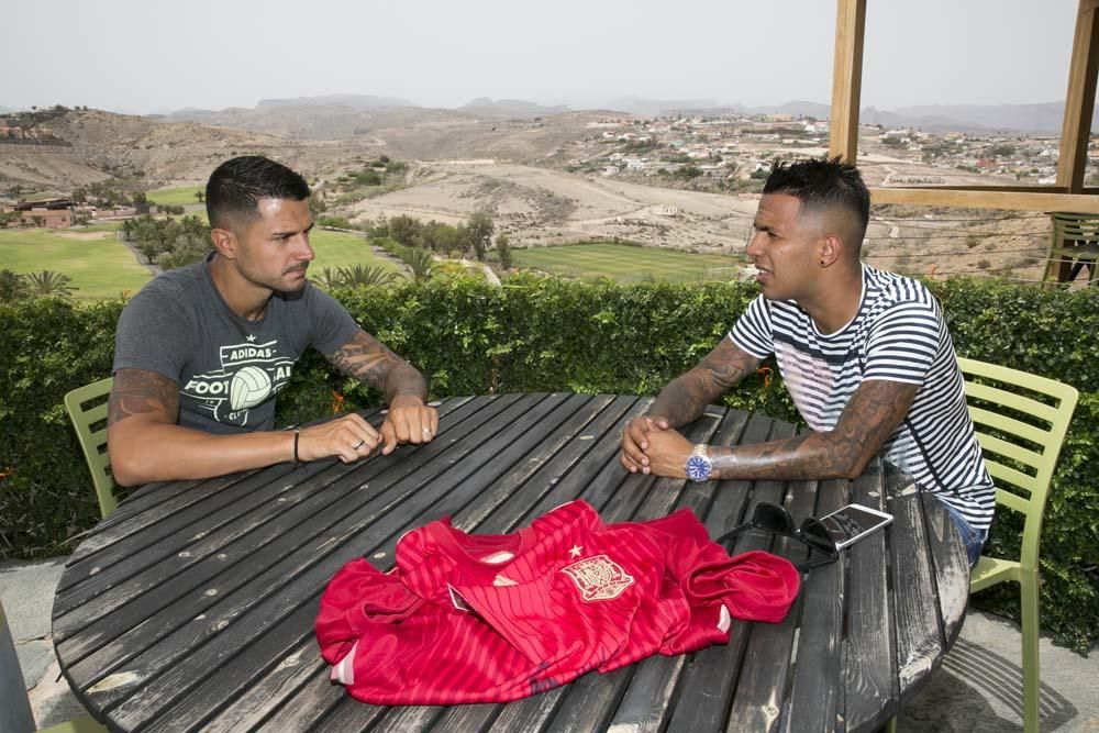 Vitolo y Jonathan Viera de la UD Las Palmas