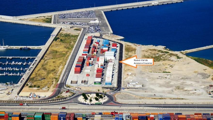 El puerto termina los accesos de una terminal de cruceros aún en el aire