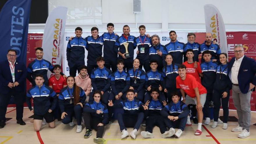 Luchadores de la UMU en el Campeonato de España. | UMU