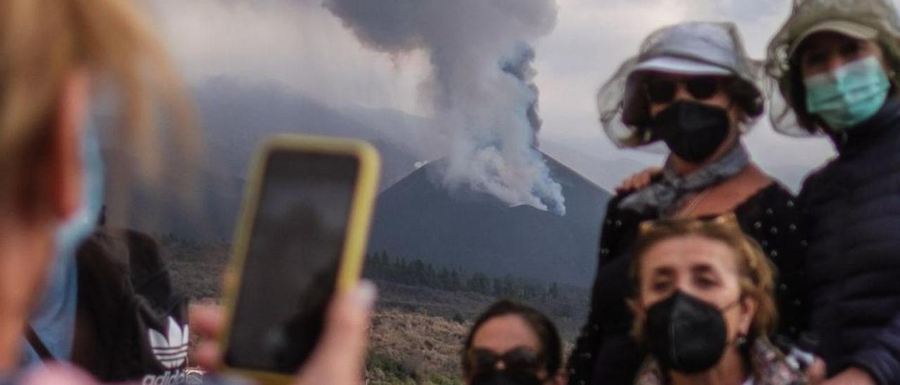 La erupción volcánica ha sido un reclamo turístico para la Isla Bonita.