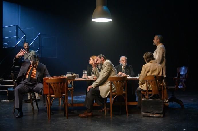 Pase gráfico del estreno absoluto de la obra de teatro "Siete hombres buenos", de Juan Mayorga, protagonizada por Blanca Rodríguez, Miguel Ángel Maciel, Tony Báez, José Luis Massó, José Luis Madariaga, Abraham Santacruz, Ruth Sánchez y Luis O'Malley.  | 04/02/2020 | Fotógrafo: Tony Hernández