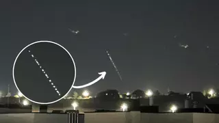 Los satélites de Elon Musk toman el cielo de Cáceres de madrugada