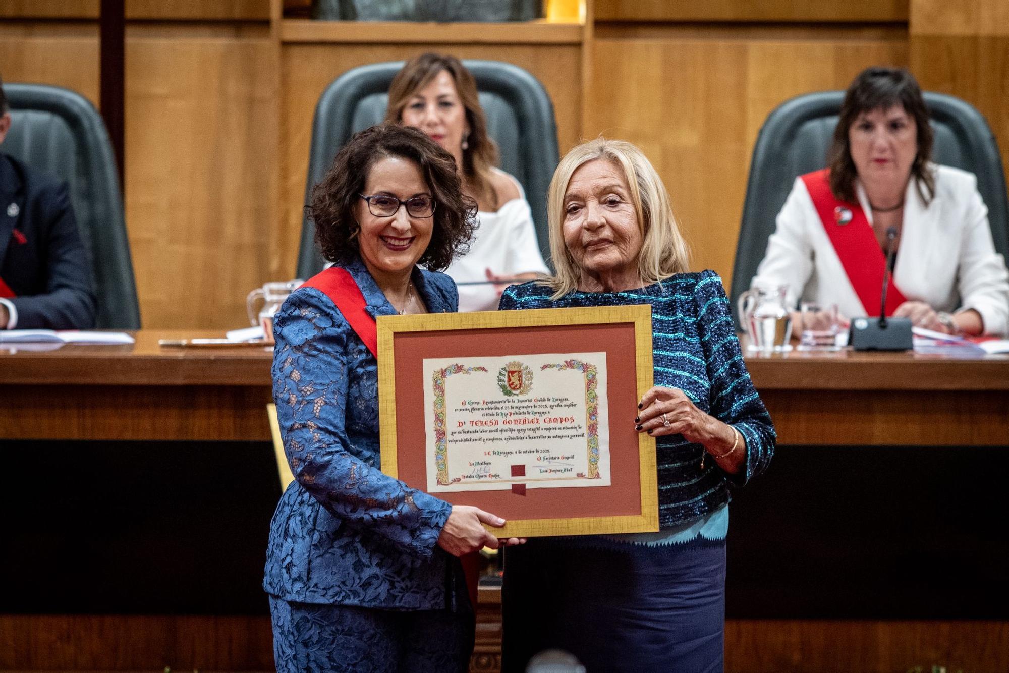 En imágenes | Zaragoza reconoce a sus 'hijos' predilectos
