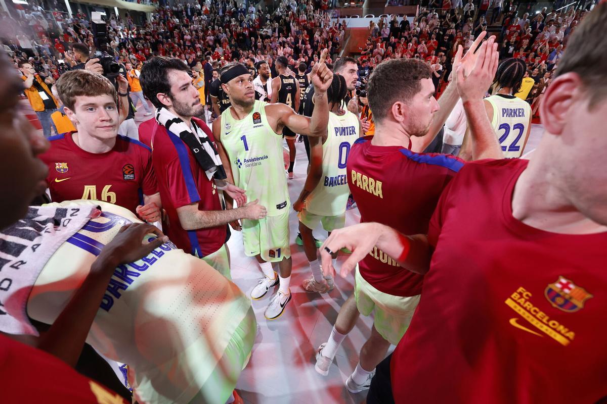 Los jugadores del Barça lo dieron todo en Mónaco.