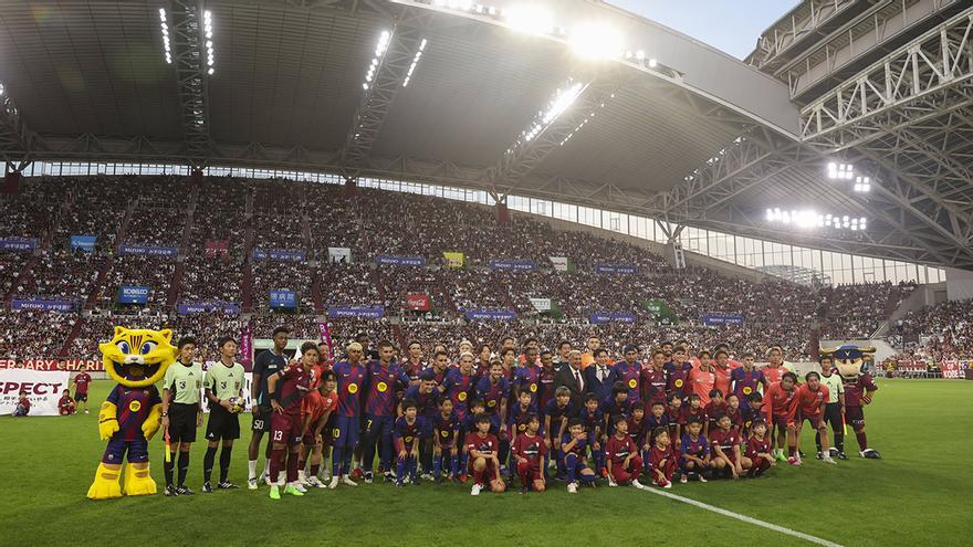 Resumen del amistoso Vissel Kobe 1-3 FC Barcelona