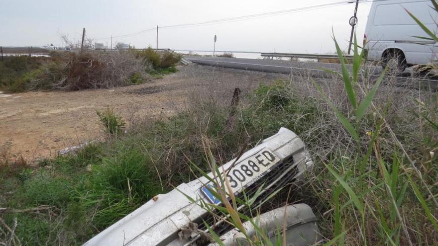 Un vertedero en las Salinas